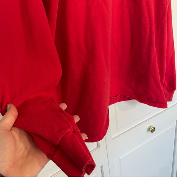 Red UD Flyers University of Dayton Long Sleeve Tee T-Shirt L - Picture 3 of 7